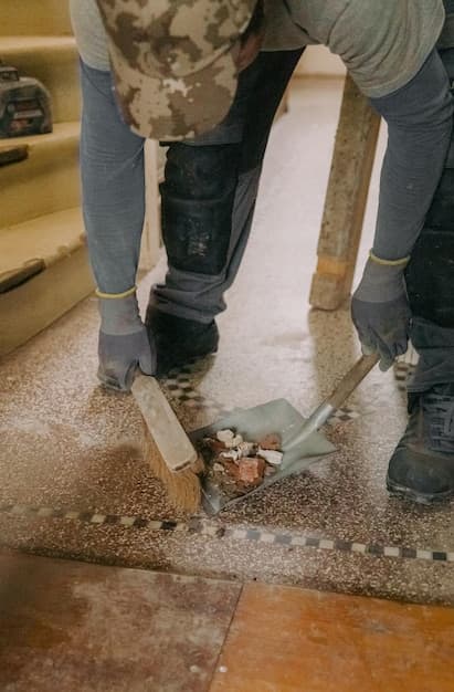 Baureinigung in Worb - zweites Artikelbild mit Fokus auf Reinigungssituation vor Ort