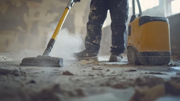 Baureinigung in Dübendorf - zweites Artikelbild mit Fokus auf Reinigungssituation vor Ort