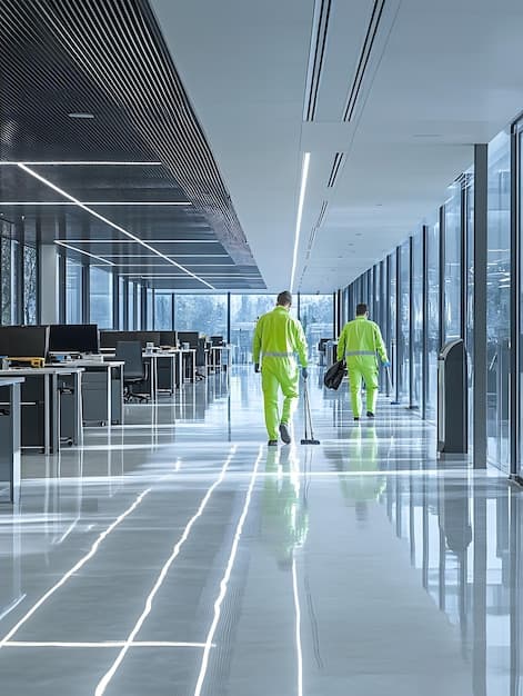 Büroreinigung im Kanton Fribourg - zweites Artikelbild mit Fokus auf Reinigungssituation vor Ort