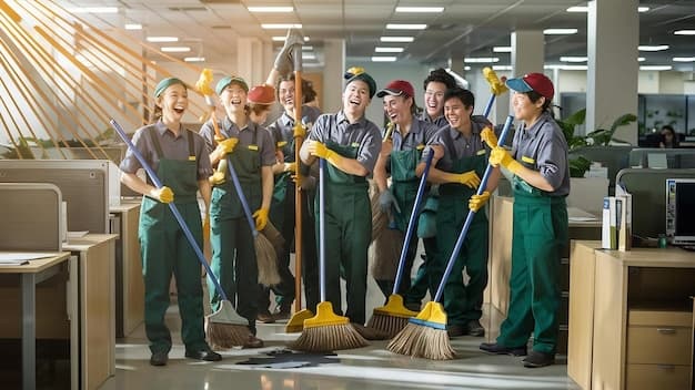 Büroreinigung im Kanton Neuchâtel - zweites Artikelbild mit Fokus auf Reinigungssituation vor Ort