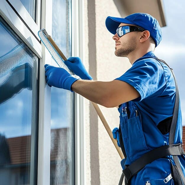 Fensterreinigung im Kanton Basel-Stadt - professionelles Artikelbild zu Reinigungsarbeiten