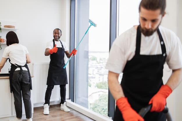 Fensterreinigung in Ostermundigen - zweites Artikelbild mit Fokus auf Reinigungssituation vor Ort