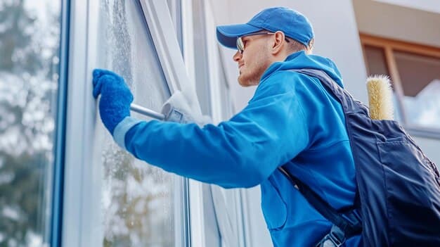 Fensterreinigung in Spiez - professionelles Artikelbild zu Reinigungsarbeiten