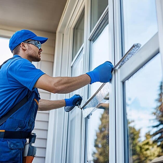 Fensterreinigung in Sursee - professionelles Artikelbild zu Reinigungsarbeiten