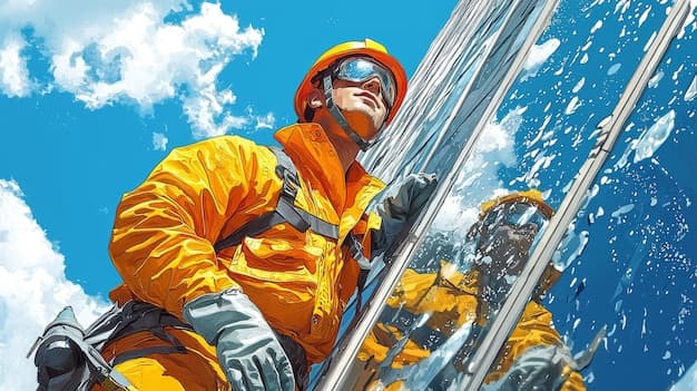 Fensterreinigung im Kanton Neuchâtel - zweites Artikelbild mit Fokus auf Reinigungssituation vor Ort