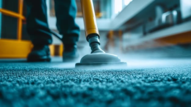 Grundreinigung in Delémont - zweites Artikelbild mit Fokus auf Reinigungssituation vor Ort