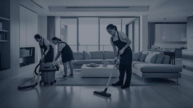 Reinigungsfirma im Kanton Fribourg - zweites Artikelbild mit Fokus auf Reinigungssituation vor Ort