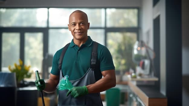 Reinigungsfirma in Meyrin - zweites Artikelbild mit Fokus auf Reinigungssituation vor Ort