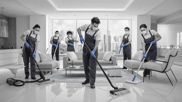 Reinigungsfirma in Neuchâtel - zweites Artikelbild mit Fokus auf Reinigungssituation vor Ort