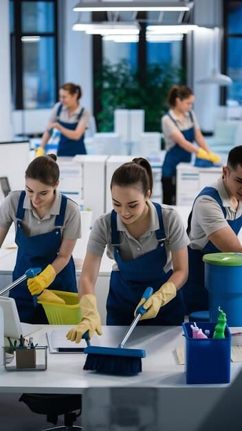 Reinigungsfirma im Kanton Valais - zweites Artikelbild mit Fokus auf Reinigungssituation vor Ort