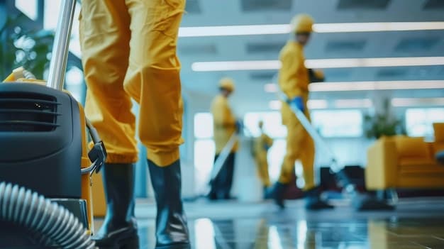 Reinigungsfirma in Morges - zweites Artikelbild mit Fokus auf Reinigungssituation vor Ort