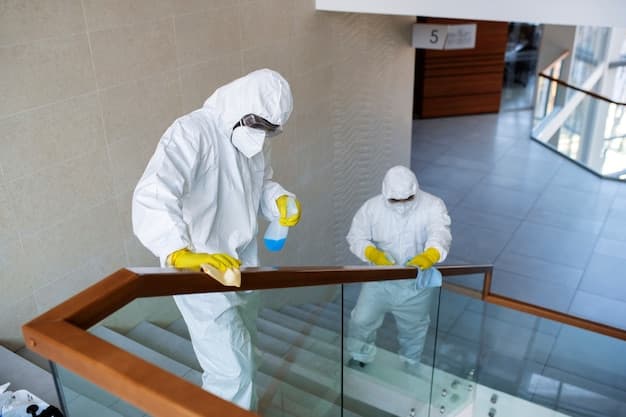 Treppenreinigung in Worb - zweites Artikelbild mit Fokus auf Reinigungssituation vor Ort