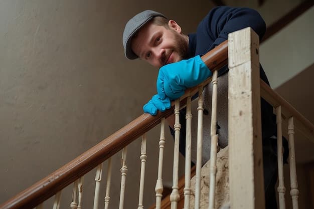 Treppenreinigung in Kloten - zweites Artikelbild mit Fokus auf Reinigungssituation vor Ort