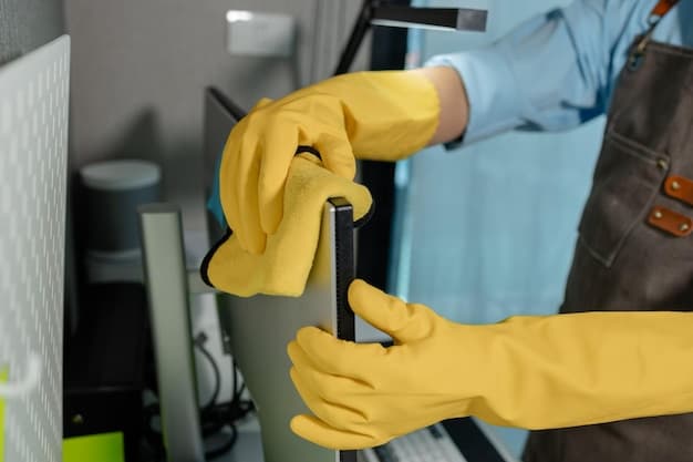 Unterhaltsreinigung in Renens - zweites Artikelbild mit Fokus auf Reinigungssituation vor Ort