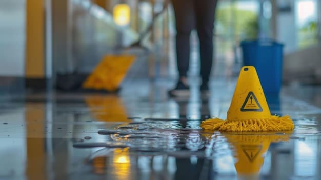 Unterhaltsreinigung in Schlieren - zweites Artikelbild mit Fokus auf Reinigungssituation vor Ort