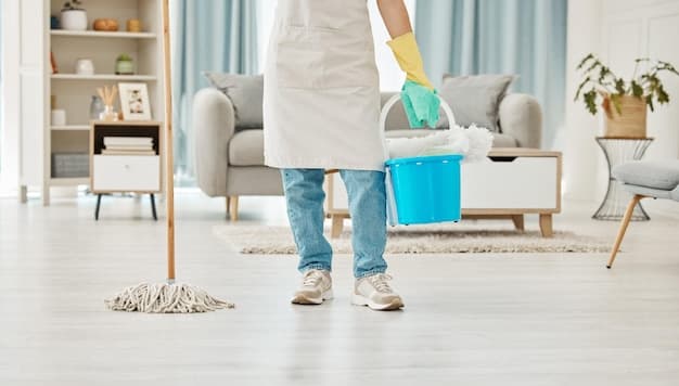 Wohnungsreinigung in Dietikon - zweites Artikelbild mit Fokus auf Reinigungssituation vor Ort