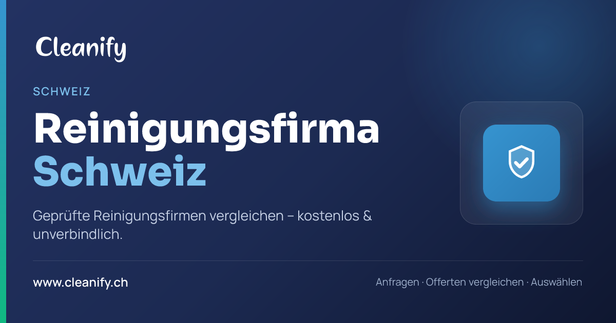 Cleaning companies – Cleanify.ch